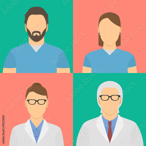 Medical workers avatars