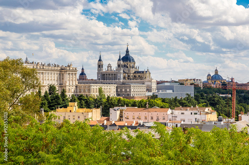 Almudena Cathedral and Royal Palace in Madrid