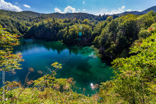Virgin nature of Plitvice lakes national park, Croatia