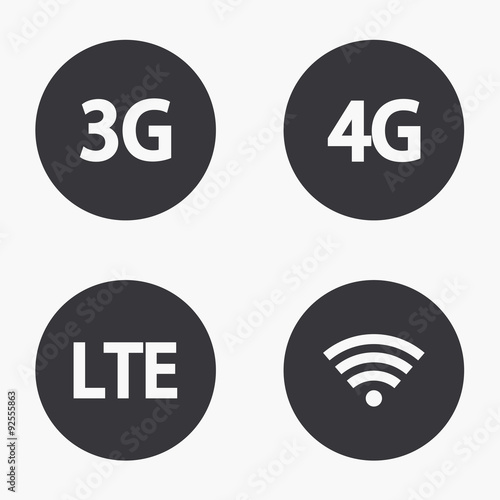 Vector modern mobile internet icons set 