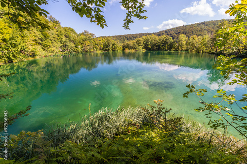 Virgin nature of Plitvice lakes national park, Croatia © daliu