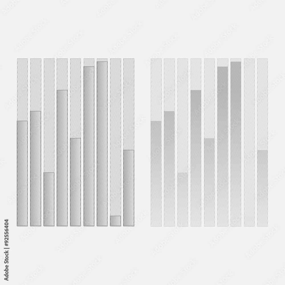 Obraz premium gradient Infographic elements