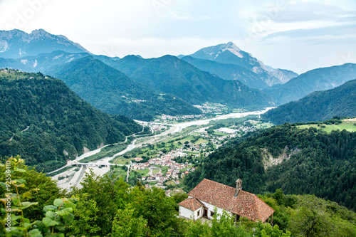 Village in mountains