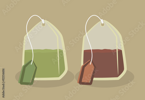 set of tea bag
