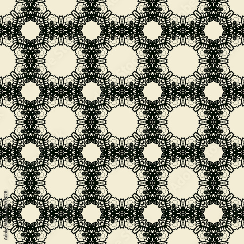 Seamless Print with circles of different diameter