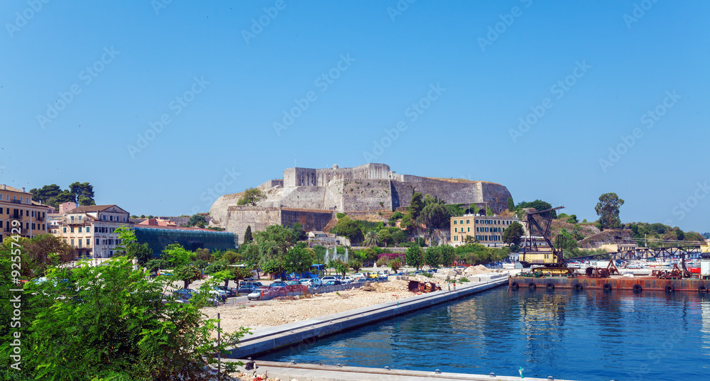New Fortress in Kerkyra, Corfu island, Greece