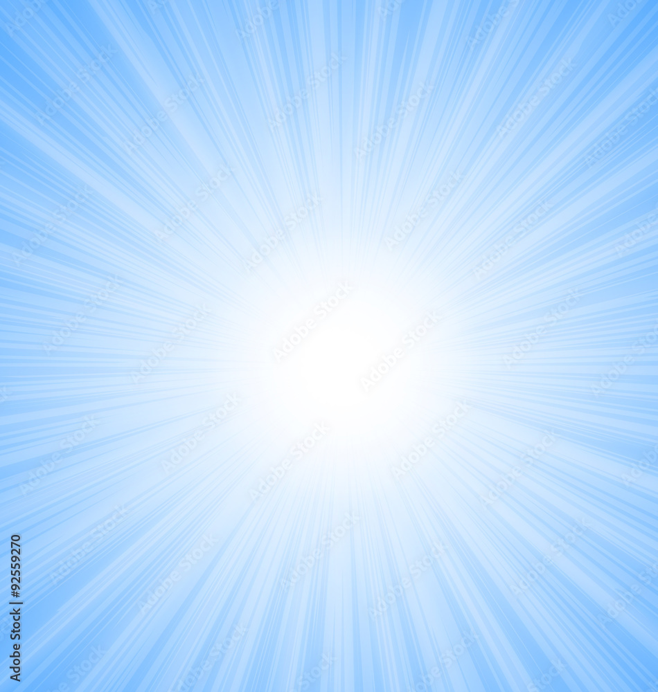 Abstract Blue Sky Background Sun Rays Abstract Blue Sky Background Sun Rays