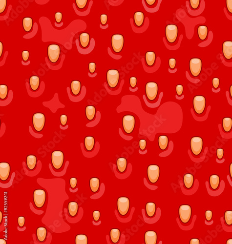 Seamless Texture of Strawberry  Sweet Background