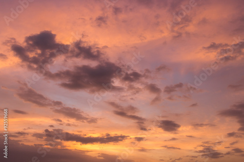 purple sunset sky with clouds © zgurski1980
