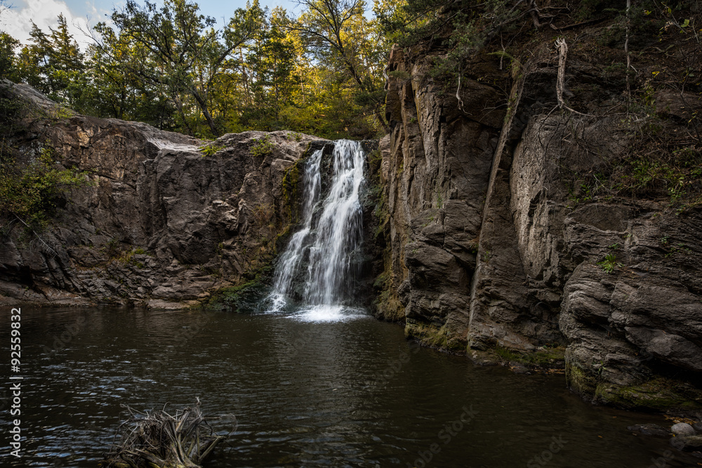 Fototapeta premium Ramsey Falls, Alexander Ramsey State Park, Redwood Falls, MN