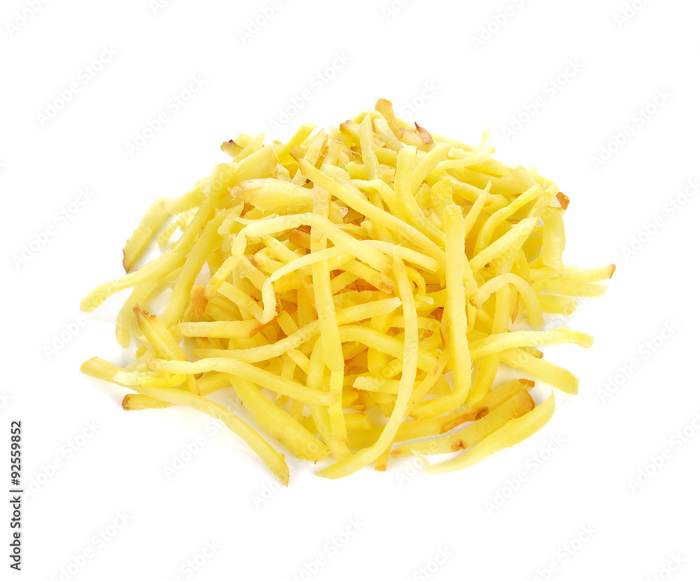 ginger slice on white background ginger slice on white background