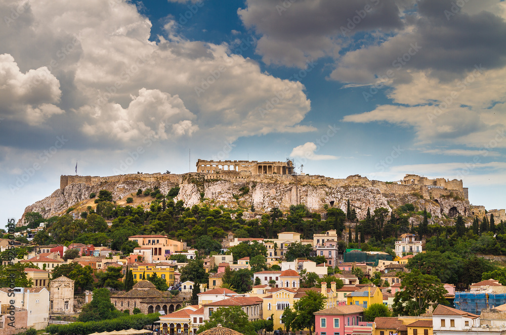 View of Acropolis, Parthenon, Athens, Greece