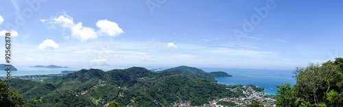 panorama of Phuket in the south part