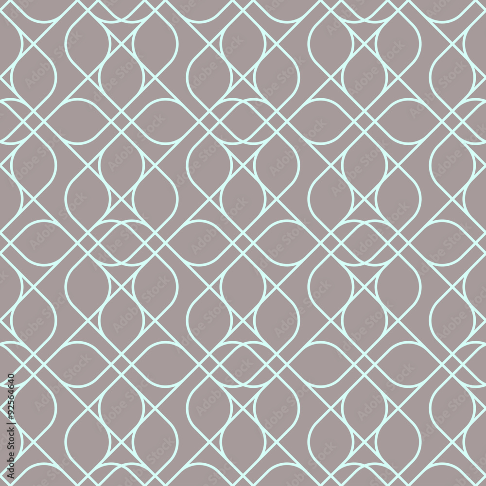 Fototapeta premium Geometric seamless pattern background with line.