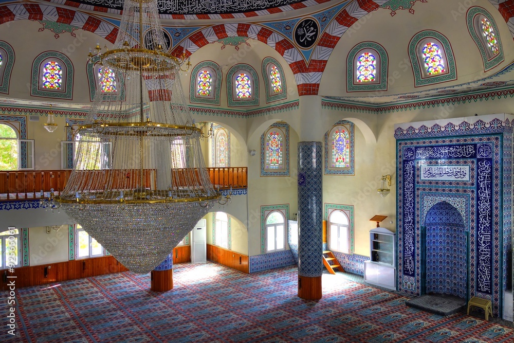 Intérieur d'une mosquée