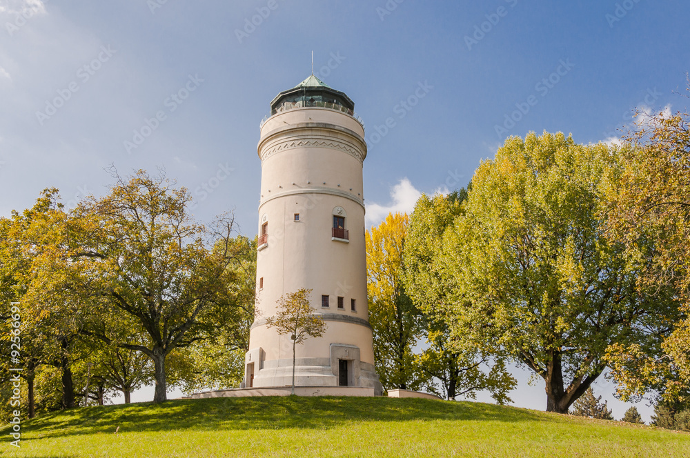 custom made wallpaper toronto digitalBasel, Stadt, Basel-Stadt, Bruderholz, Wasserturm, Turm, Aussichtsturm, Spazierweg, Wanderweg, Herbstsonne, Herbstfarben, Herbst, Schweiz