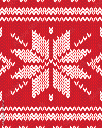 Decorative Christmas seamless knitted background