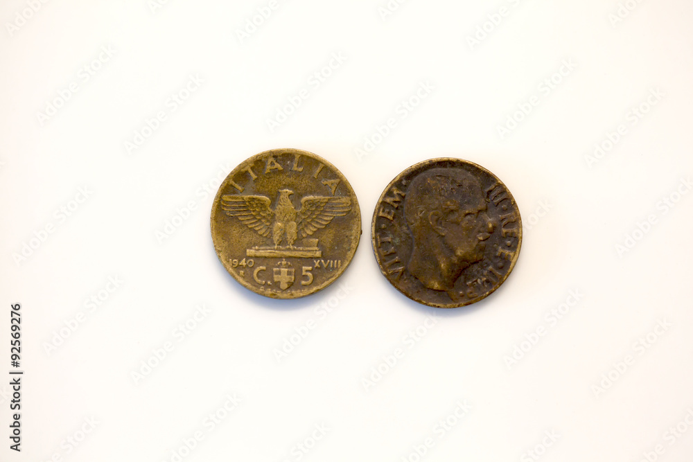 Lira cent coin Lira cent coin