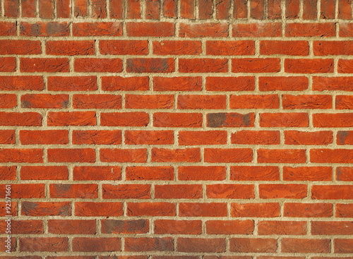 Red brick tiles cladding background