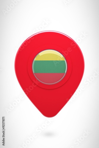 Composite image of close-up of map marker Free Download Composite image of close-up of map marker - GFXLoad