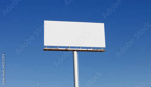 фотографія Blank billboard for new advertisement