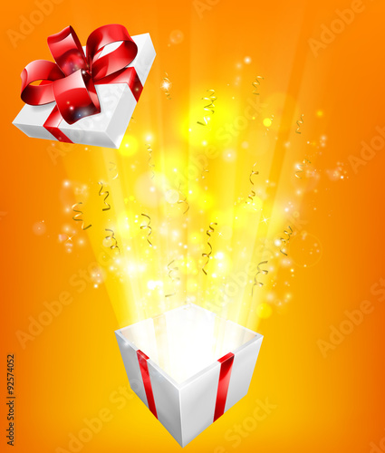 Gift Box Explosion Concept