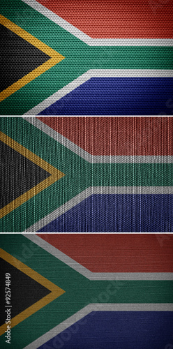 Textile Flag of South Africa #92574849