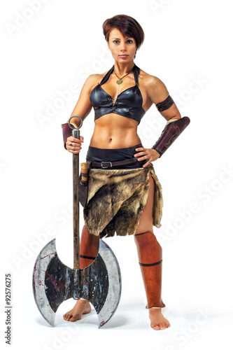 Warrior - woman with an axe