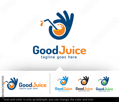 Good Juice Logo Template Design Vector 