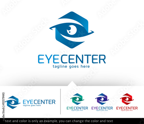 Eye Center Logo Template Design Vector 