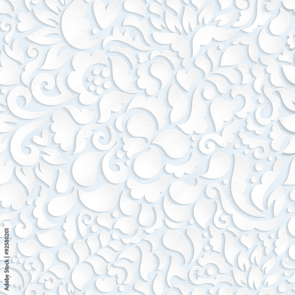Seamless floral pattern with flowers Seamless floral pattern with flowers