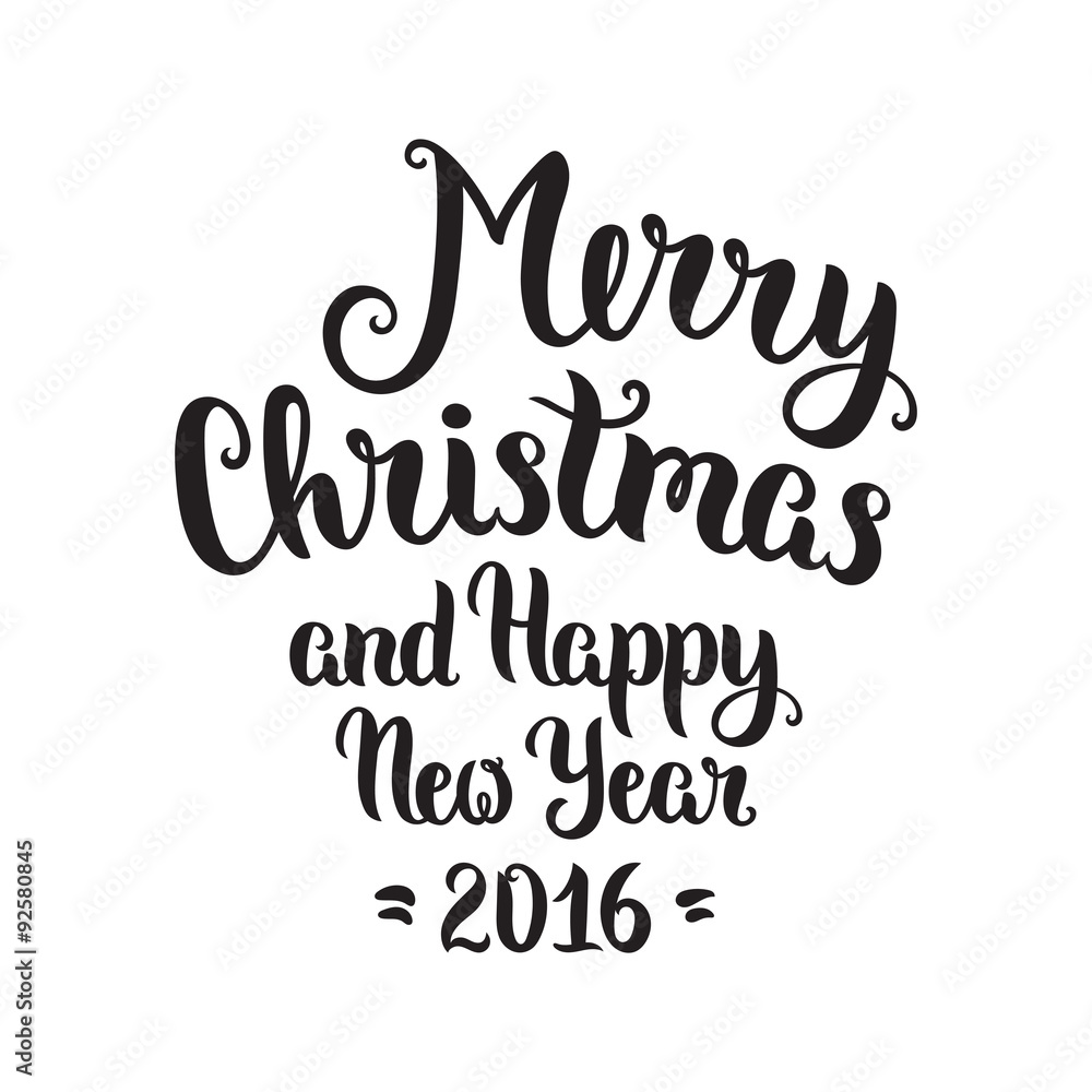 Merry Christmas lettering Merry Christmas lettering