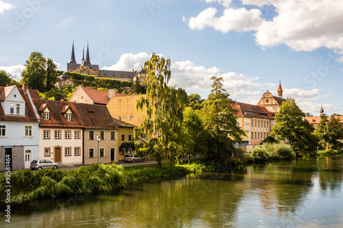 Blick auf Residenzschloss und Kloster Bamberg