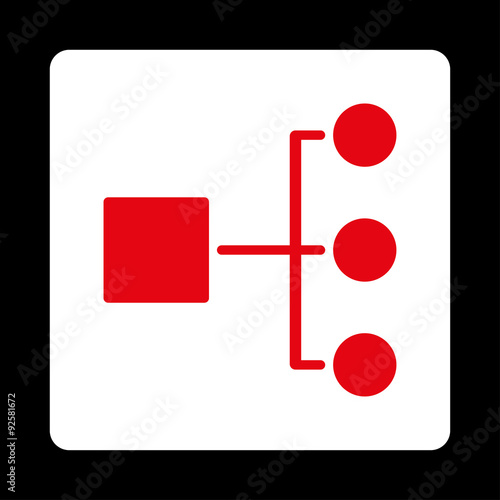 Diagram Icon from Commerce Buttons OverColor Set