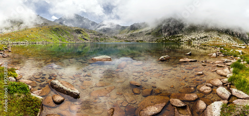 Majestic mountain lake in Turkey