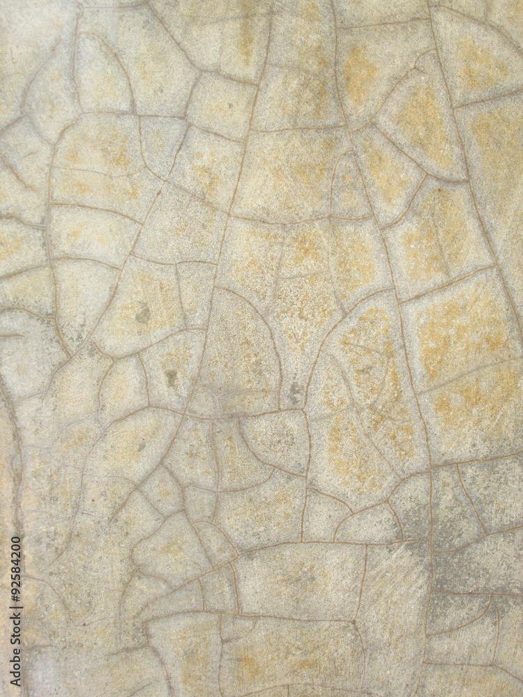 Obraz premium Cracks in the old plaster wall background