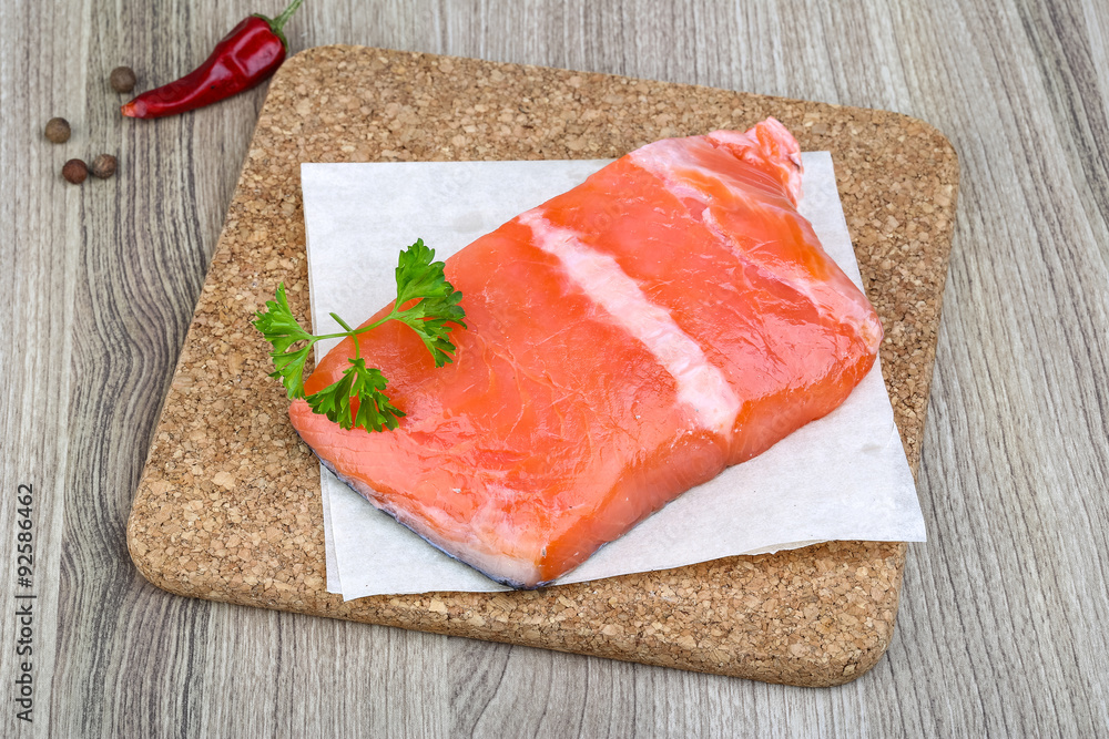 Salmon fillet Salmon fillet
