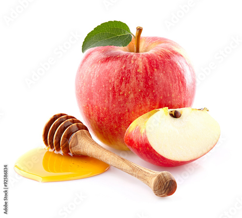 Apple with honey