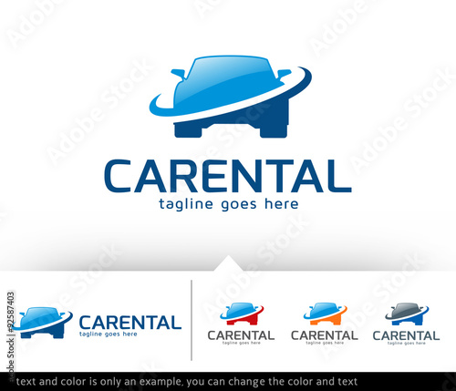 Car Rental Logo Template Vector Design