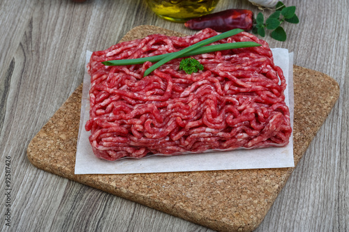 Minced beef meat