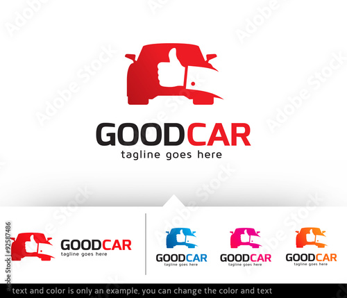 Good Car Logo Template Vector Design