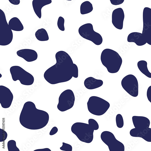 Seamless pattern of dalmatian spots