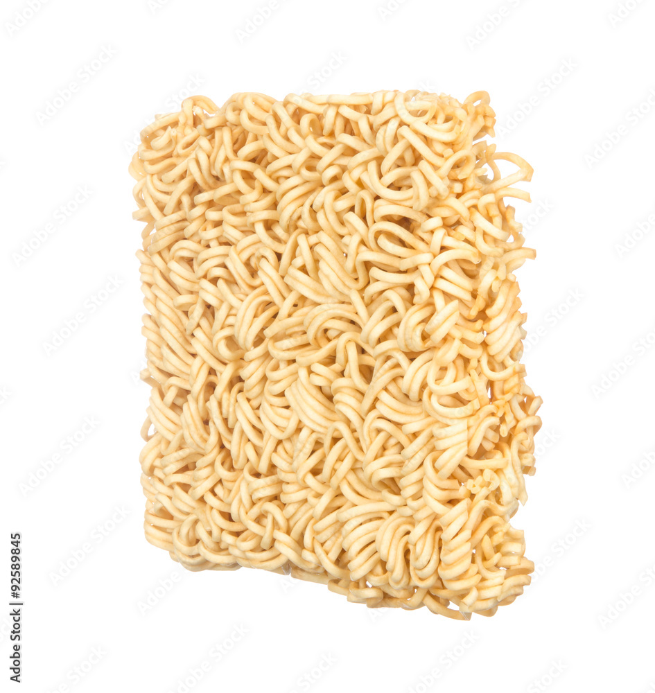 Dry noodle isolated on white background Dry noodle isolated on white background