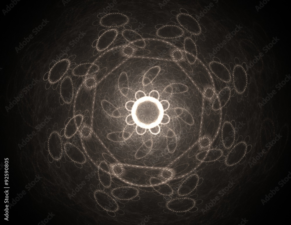 Obraz premium generated colored shapes