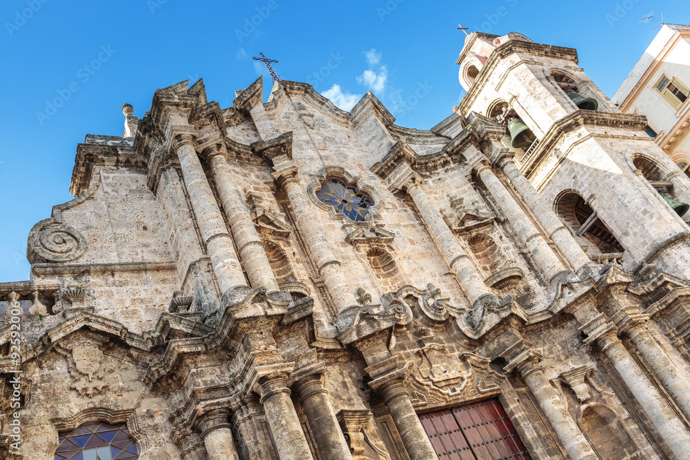 Plaza de la catedral in La Habana