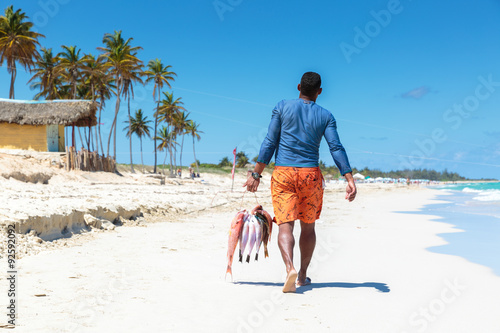Tableau sur toile Playa del Este, Cuba