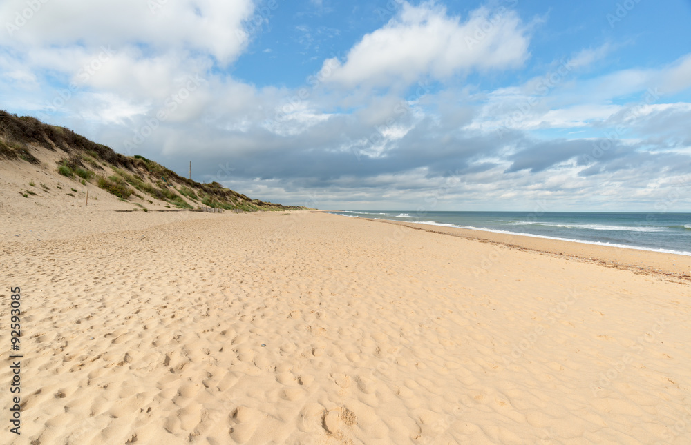 Hemsby Beach in Norfolk