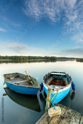 Rowing Boats on the Norfolk Broads photo