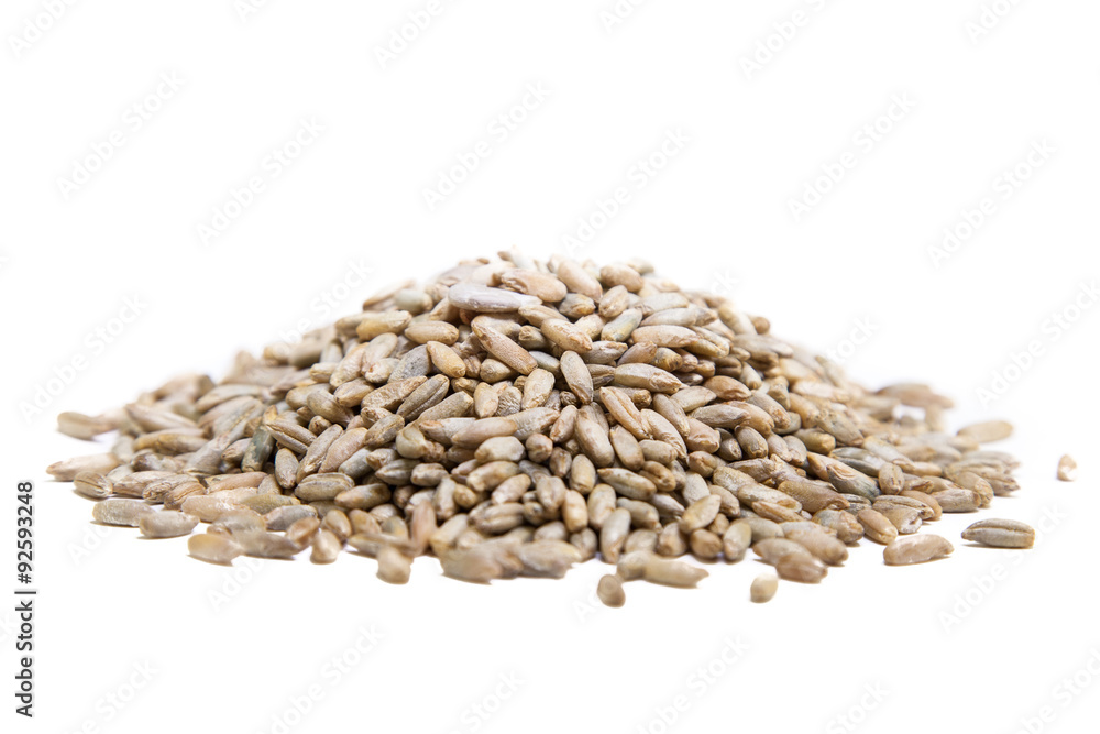 Pease seeds isolated on white background Pease seeds isolated on white background