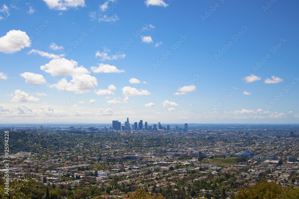 Downtown Los Angeles in the distance